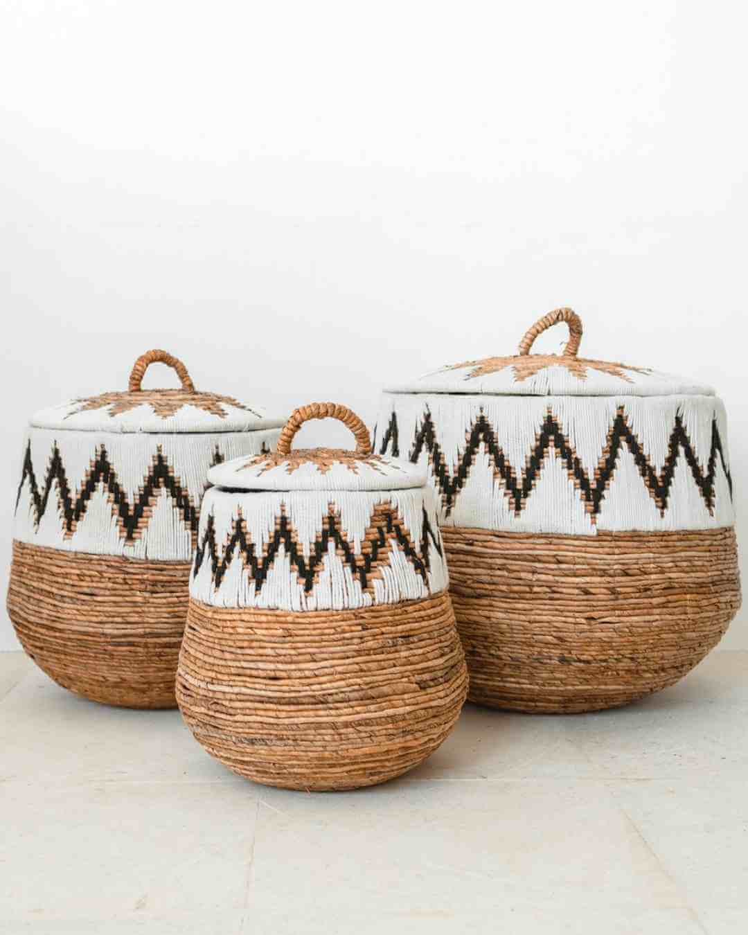 De beste manden voor speelgoed in een boho interieur