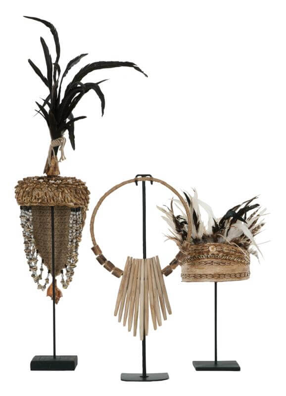 Schelpen en ornamenten in boho stijl als sfeervolle woondecoratie
