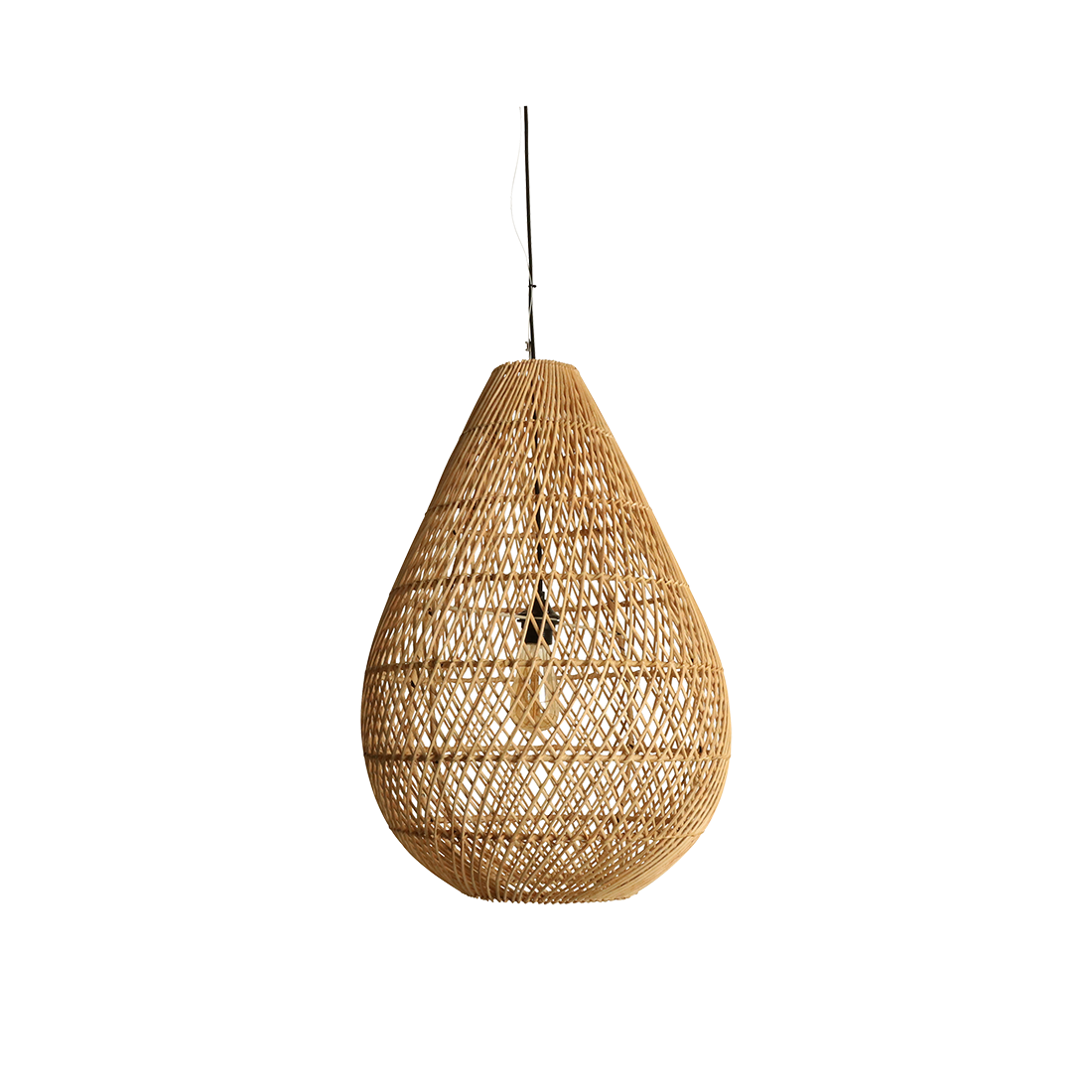 Maze hanglamp druppel naturel