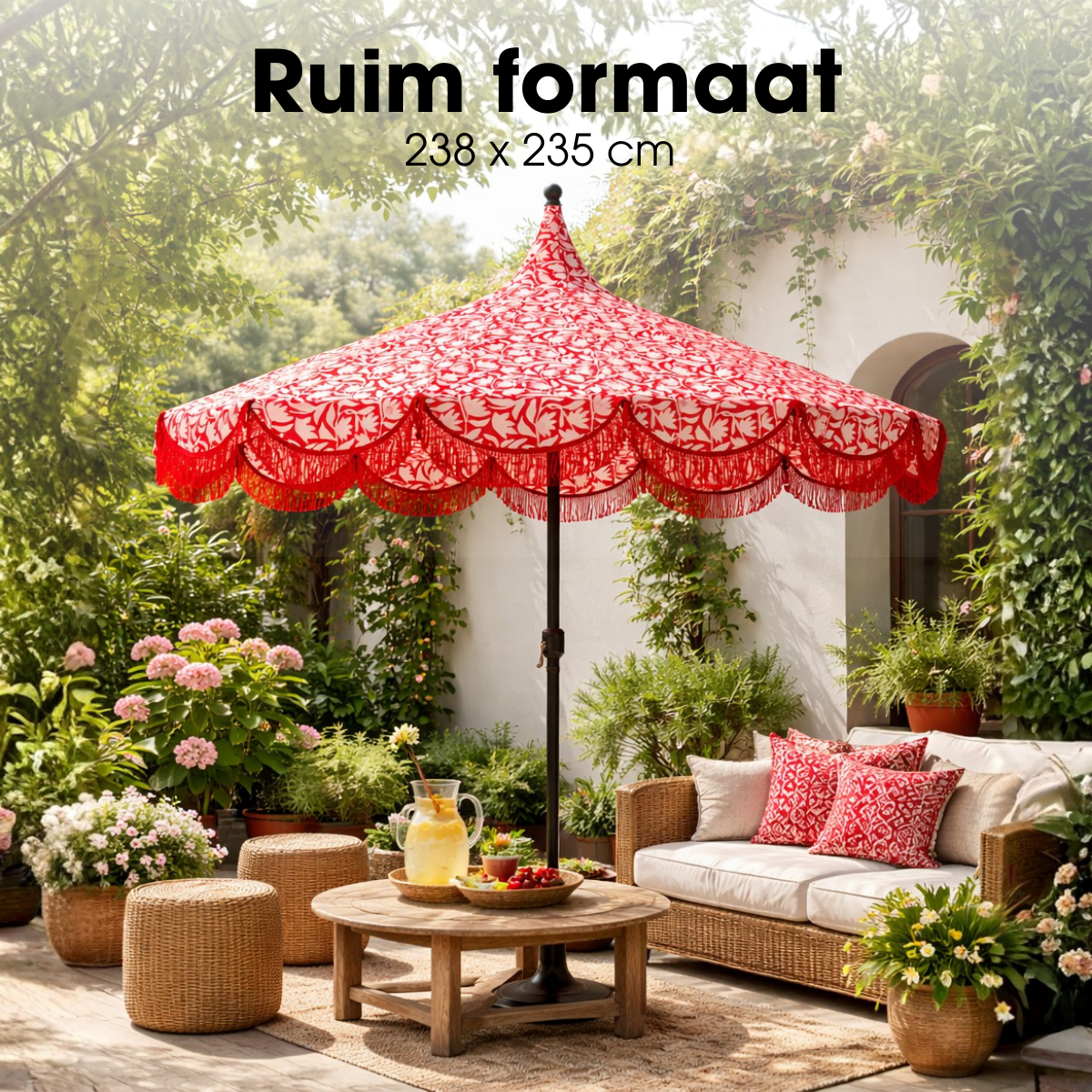 Parasol Kelly Rood
