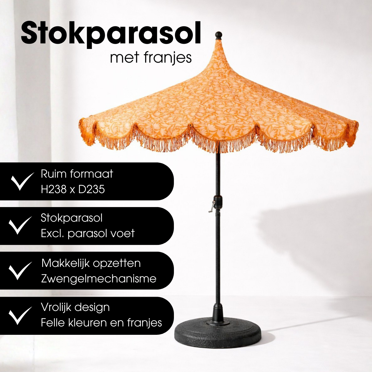 Parasol Kelly Oranje
