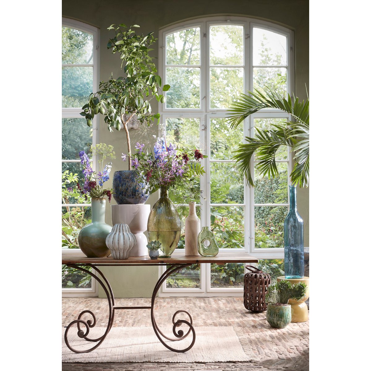 Altea Vaas - H28 x Ø25 cm - Keramiek - Off White-vazen-Mica Decorations-Ik Hout ervan.