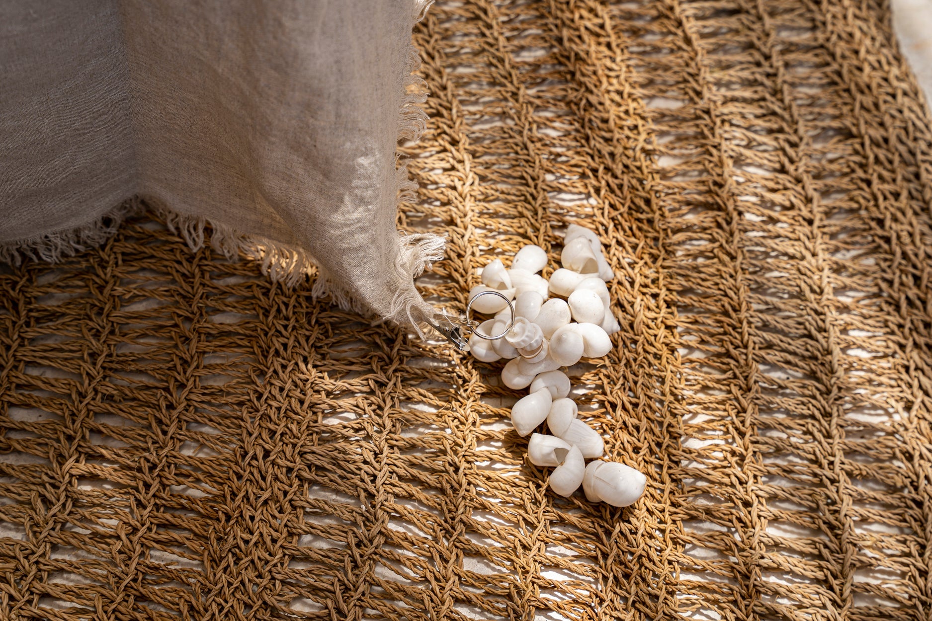 De tafelkleedhanger - wit