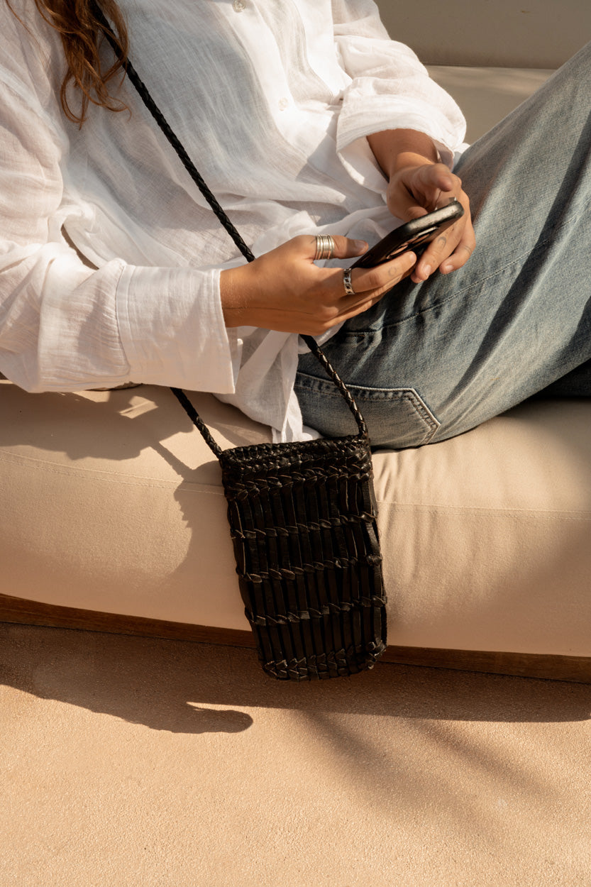 Dial Diva Telefoontasje - Zwart