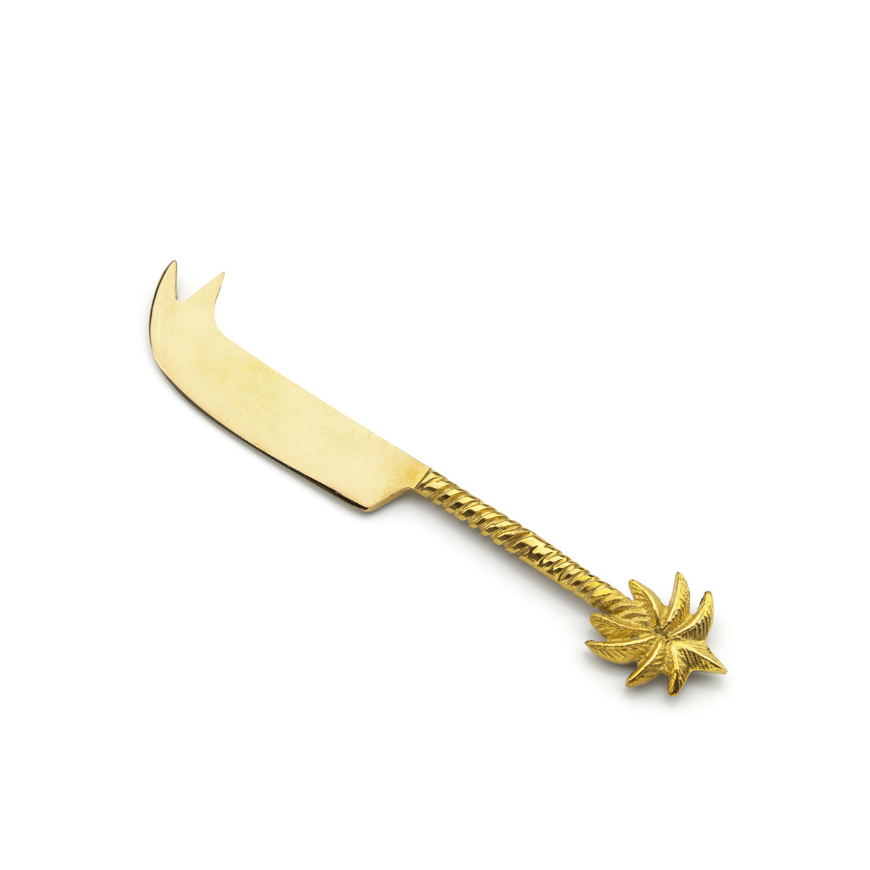 Het palmboom-kaasmes - goud