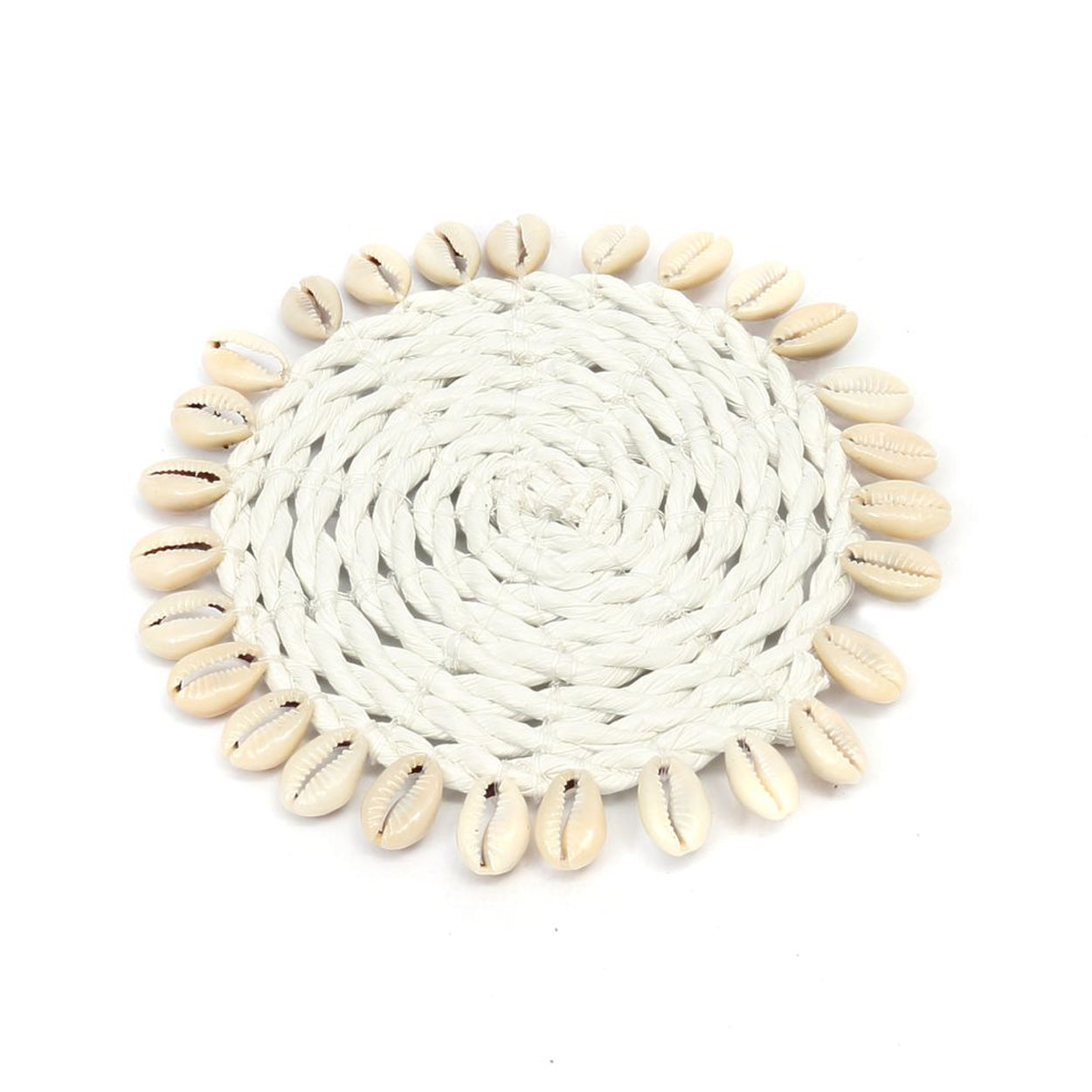 De Seagrass Shell Coaster - set van 4