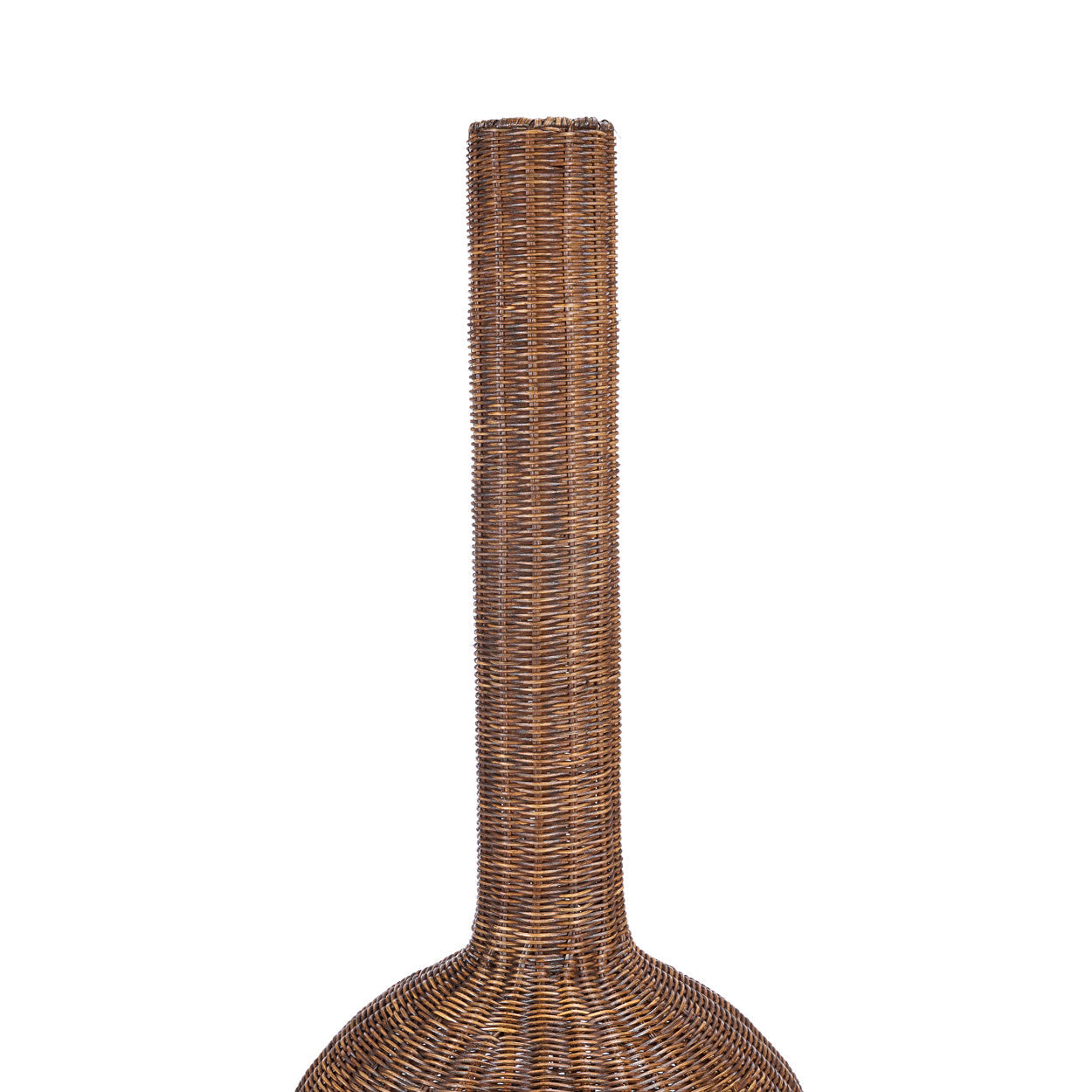 Rotan hanglamp Amphora 50 cm in close-up