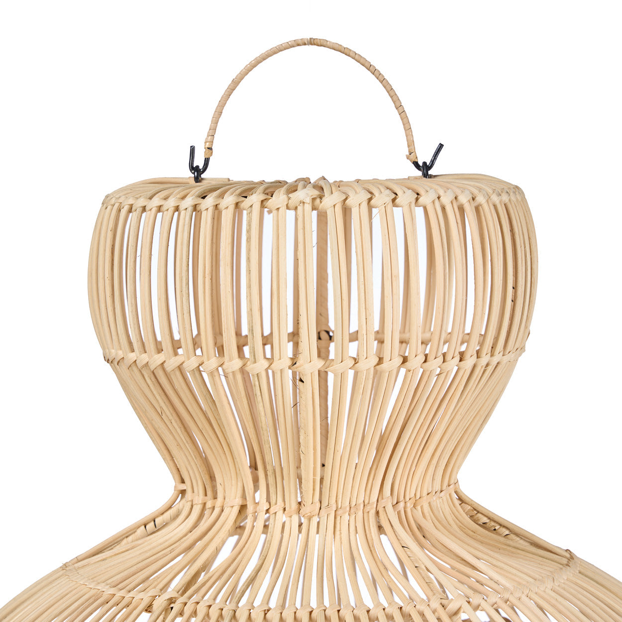 Rotan hanglamp Matcha 82 cm vanuit een andere hoek