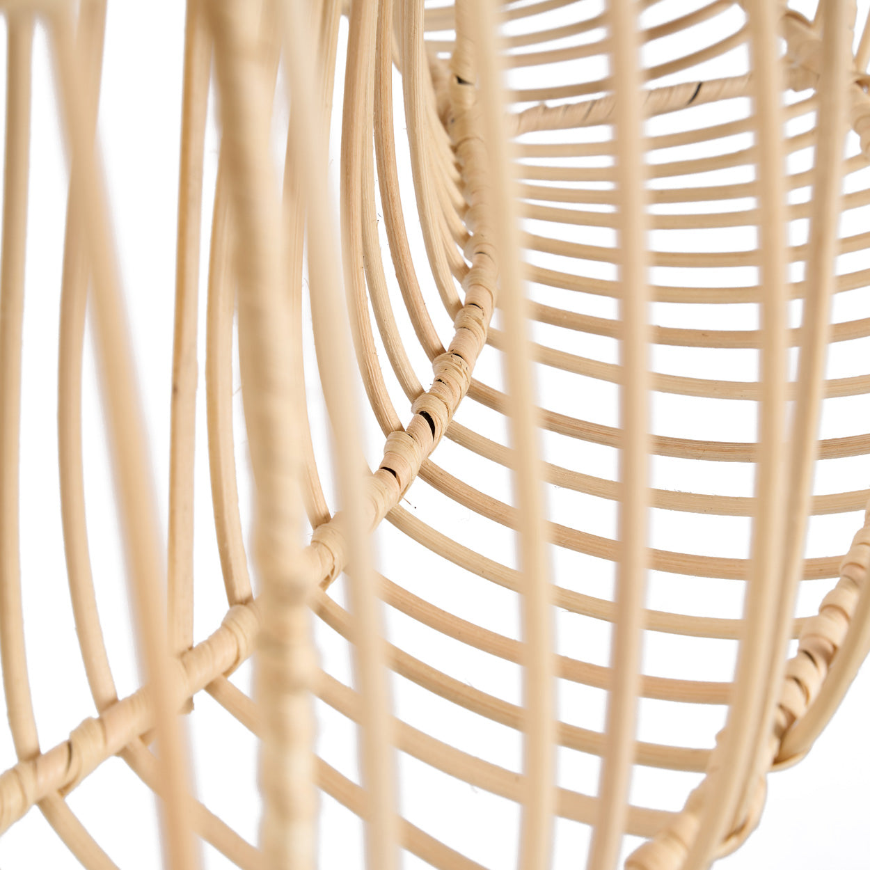 Rotan hanglamp Matcha 82 cm in close-up