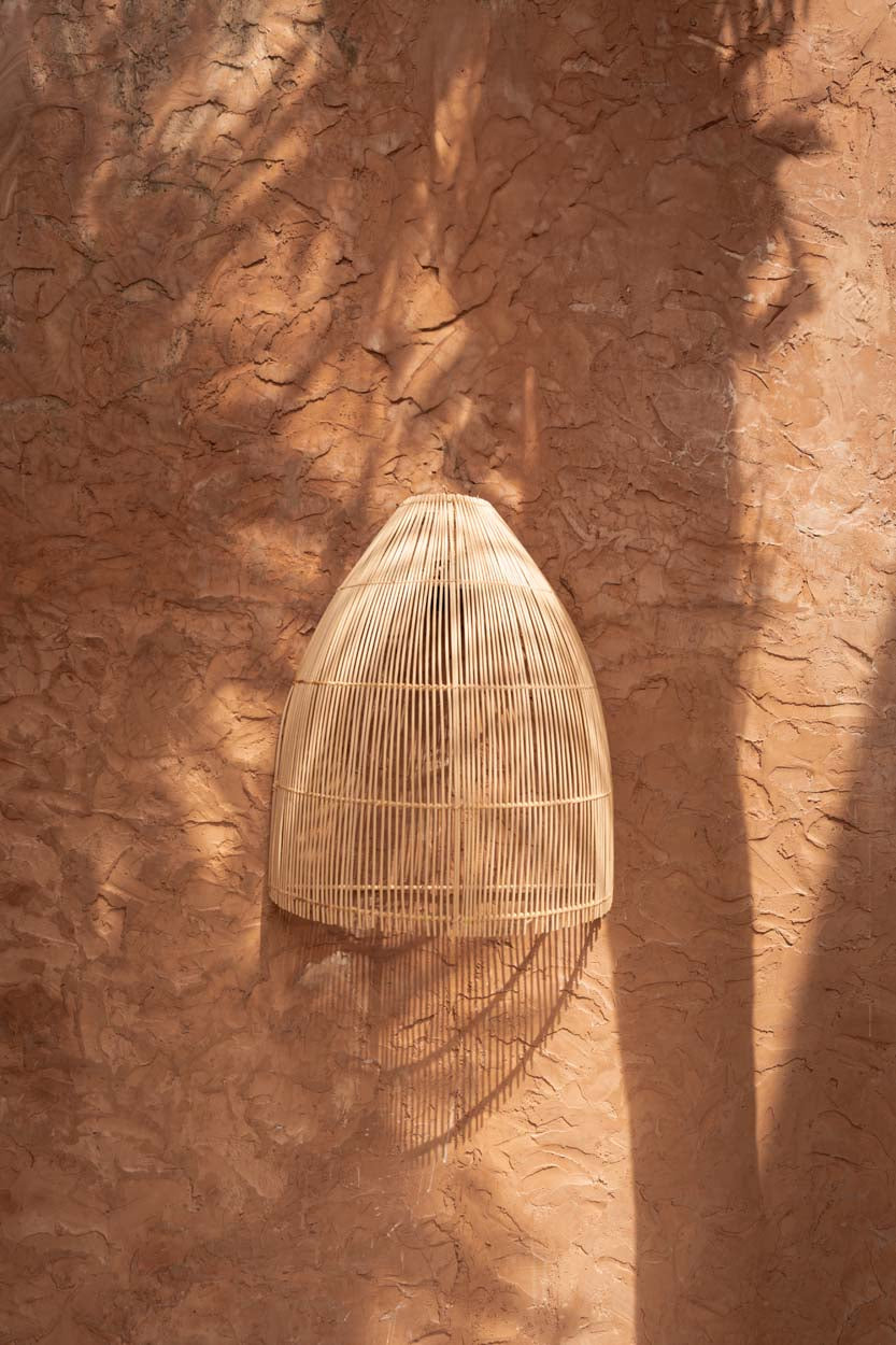 Rotan Wandlamp de Lalo