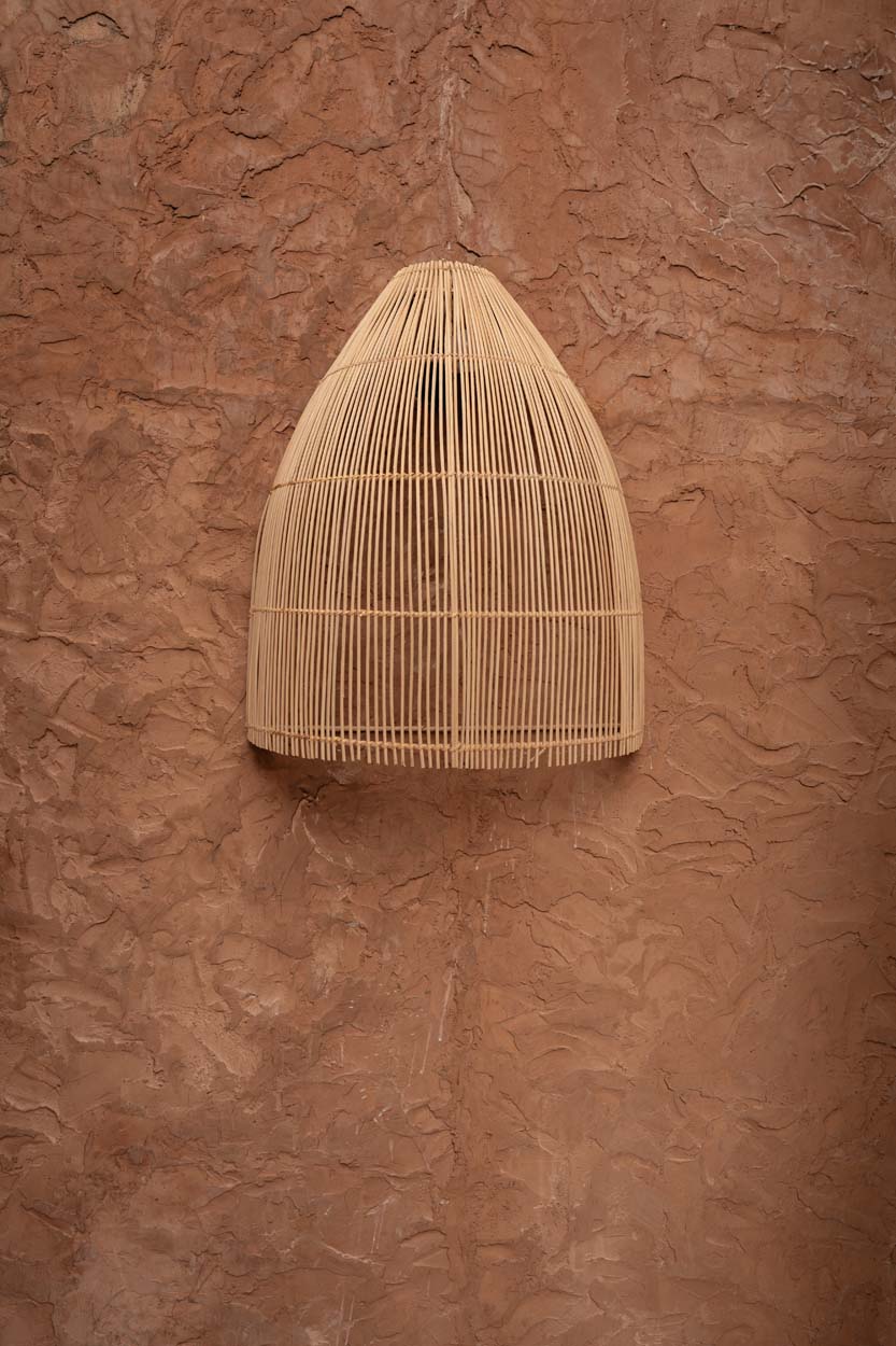 Rotan wandlamp Lalo detail 5