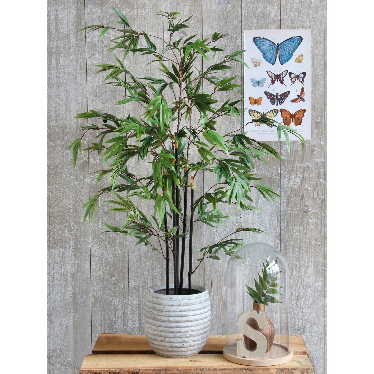 Bamboe Kunstplant - H120 x Ø75 cm - Groen-Mica Decorations-Ik Hout ervan.