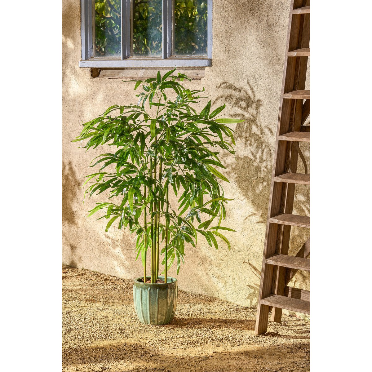 Bamboe Kunstplant in Pot - H150 x Ø60 cm - Groen-Mica Decorations-Ik Hout ervan.