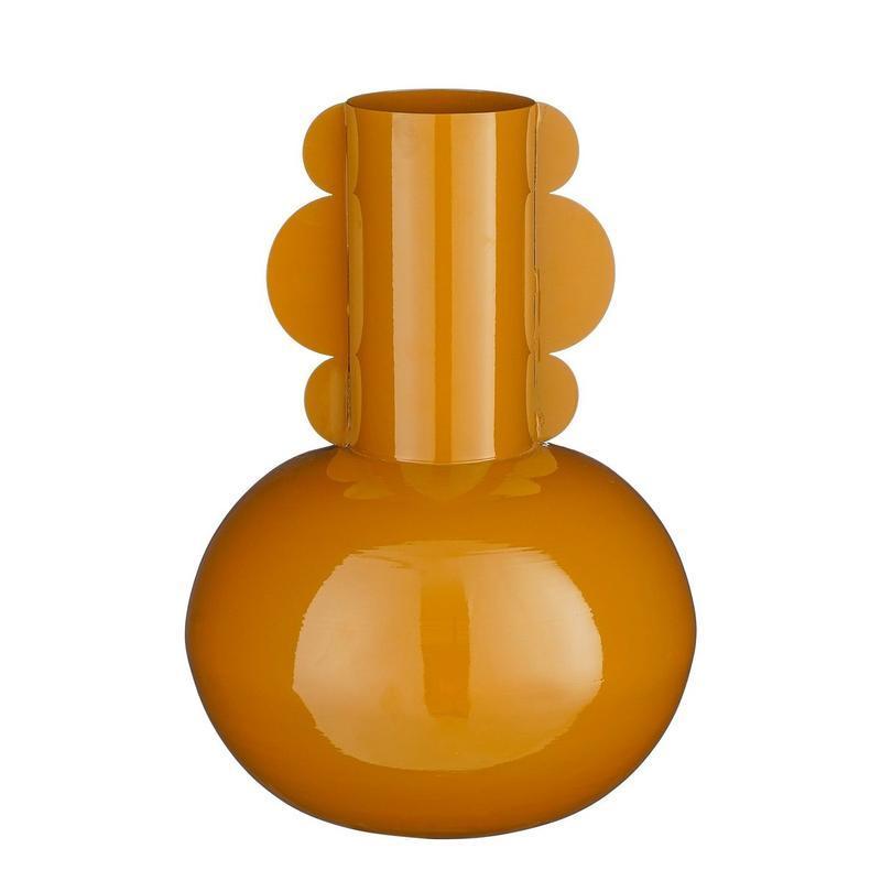 Boyd Vaas - H36 x Ø25 cm - Metaal - Bruin-vazen-Mica Decorations-Ik Hout ervan.