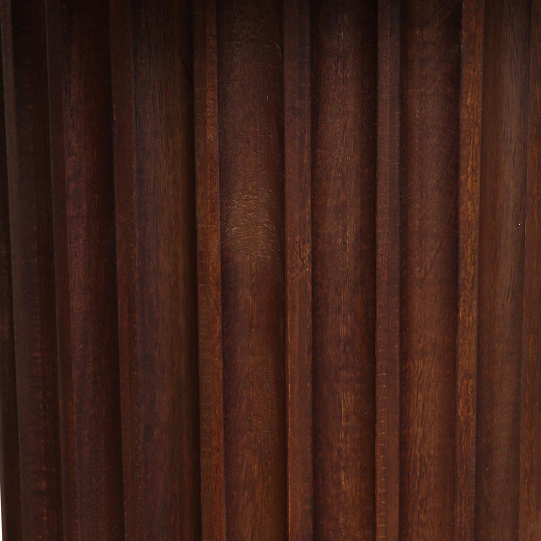 Bullnose bijzettafel bruin 55 cm-bijzettafel-Raw Materials-Ik Hout ervan.