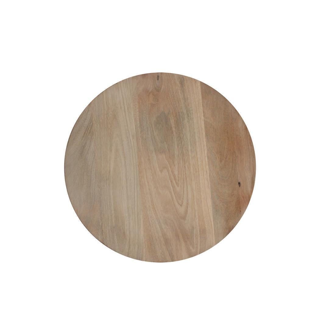 Bullnose bijzettafel naturel 50 cm-bijzettafel-Raw Materials-Ik Hout ervan.