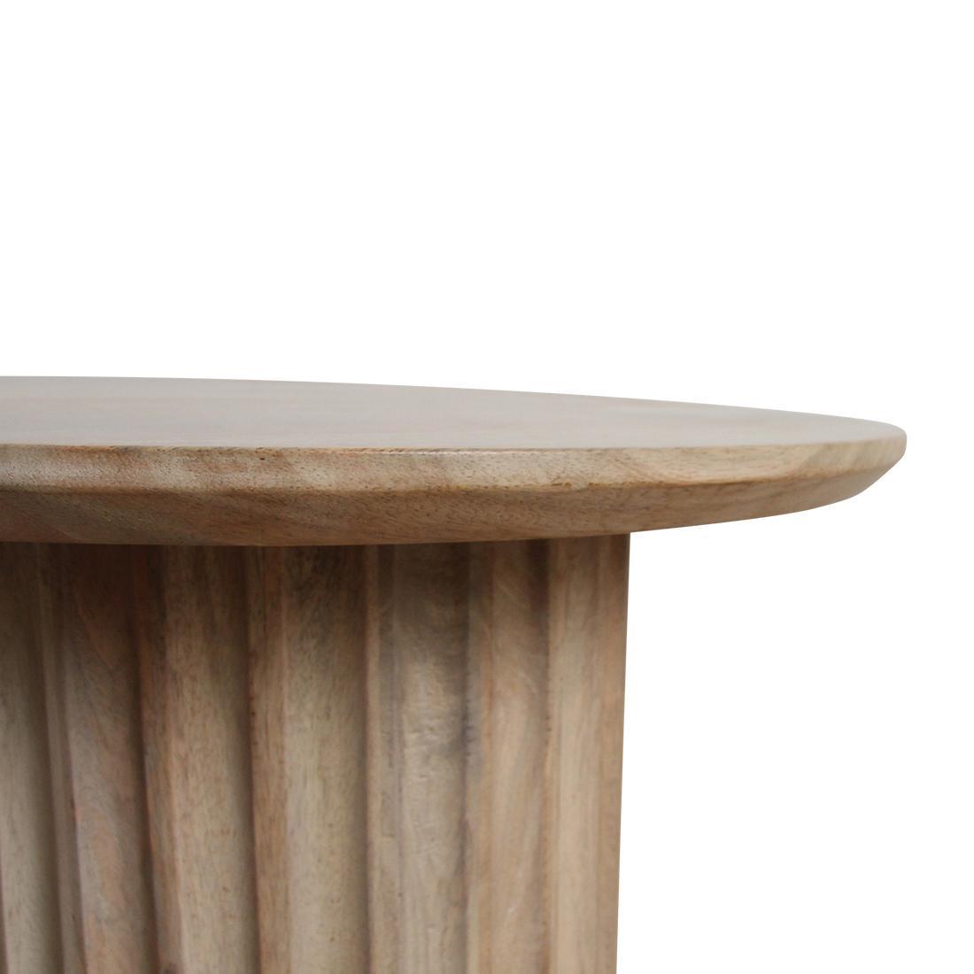 Bullnose bijzettafel naturel 55 cm-bijzettafel-Raw Materials-Ik Hout ervan.