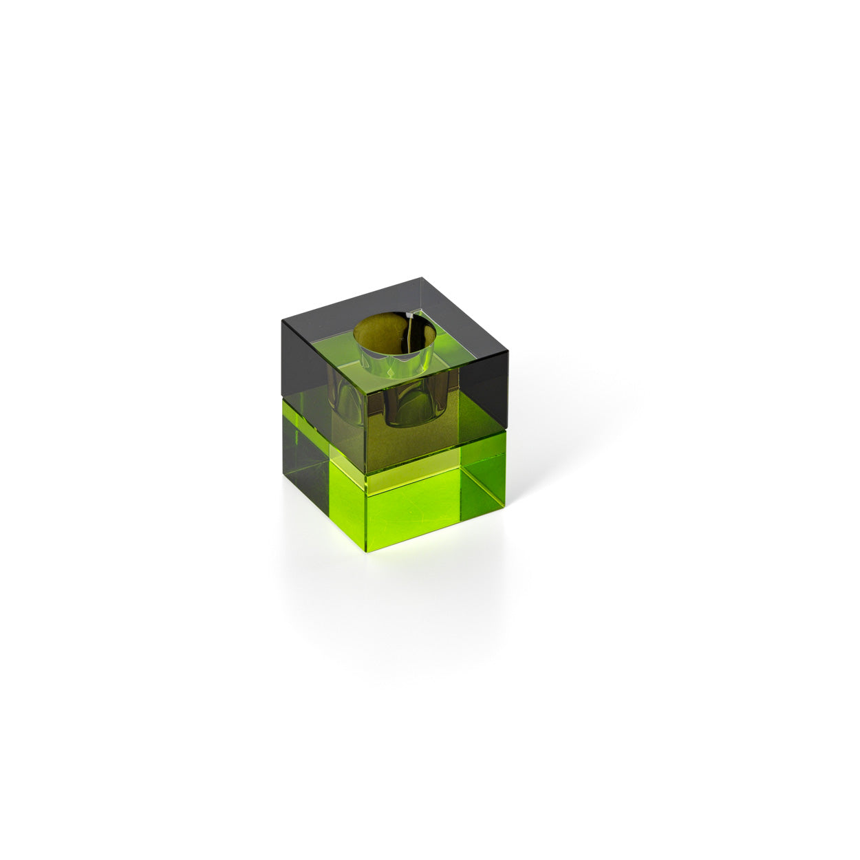 De Gem Blocks-kandelaar - groene rook