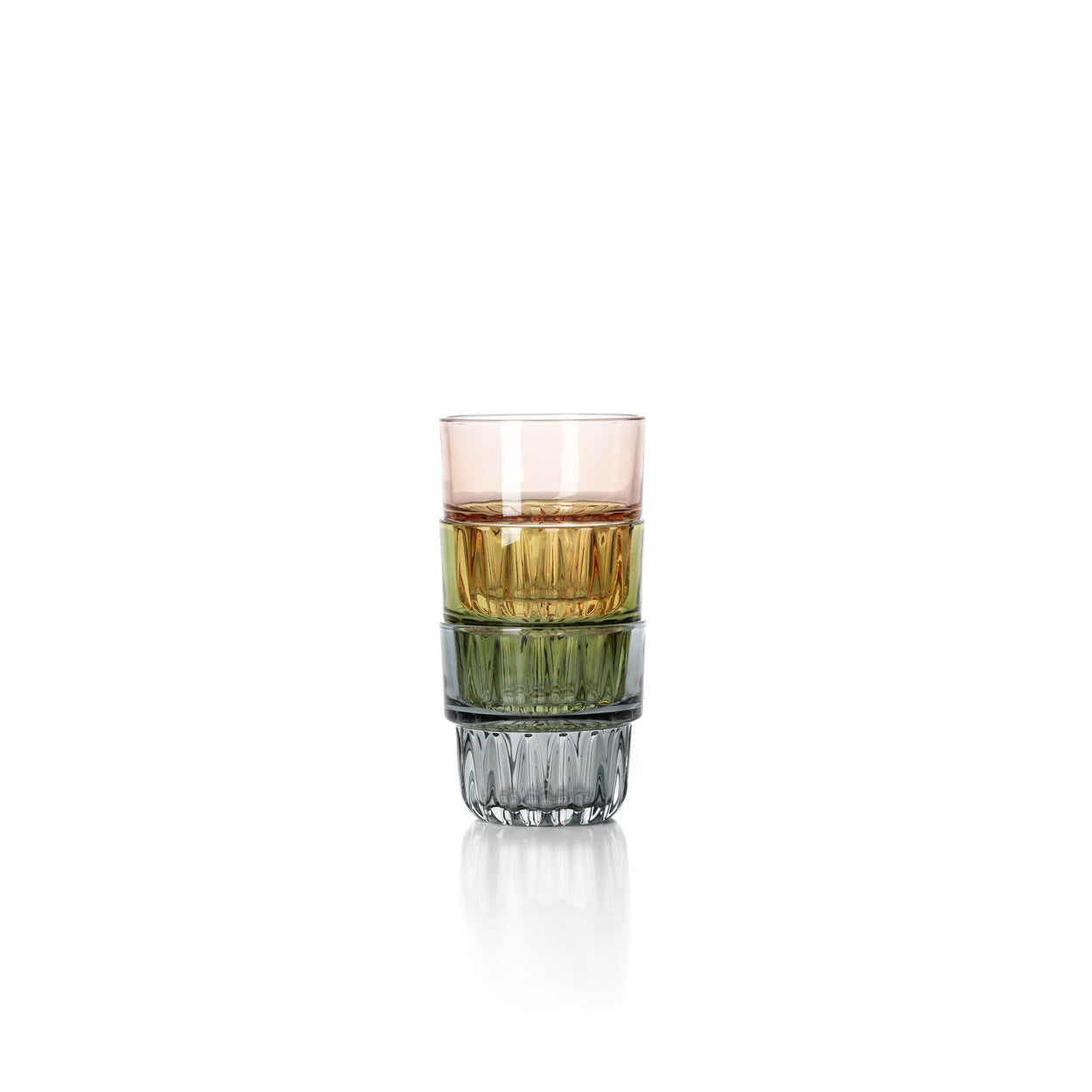 Het gefacetteerde glas - rookgrijs