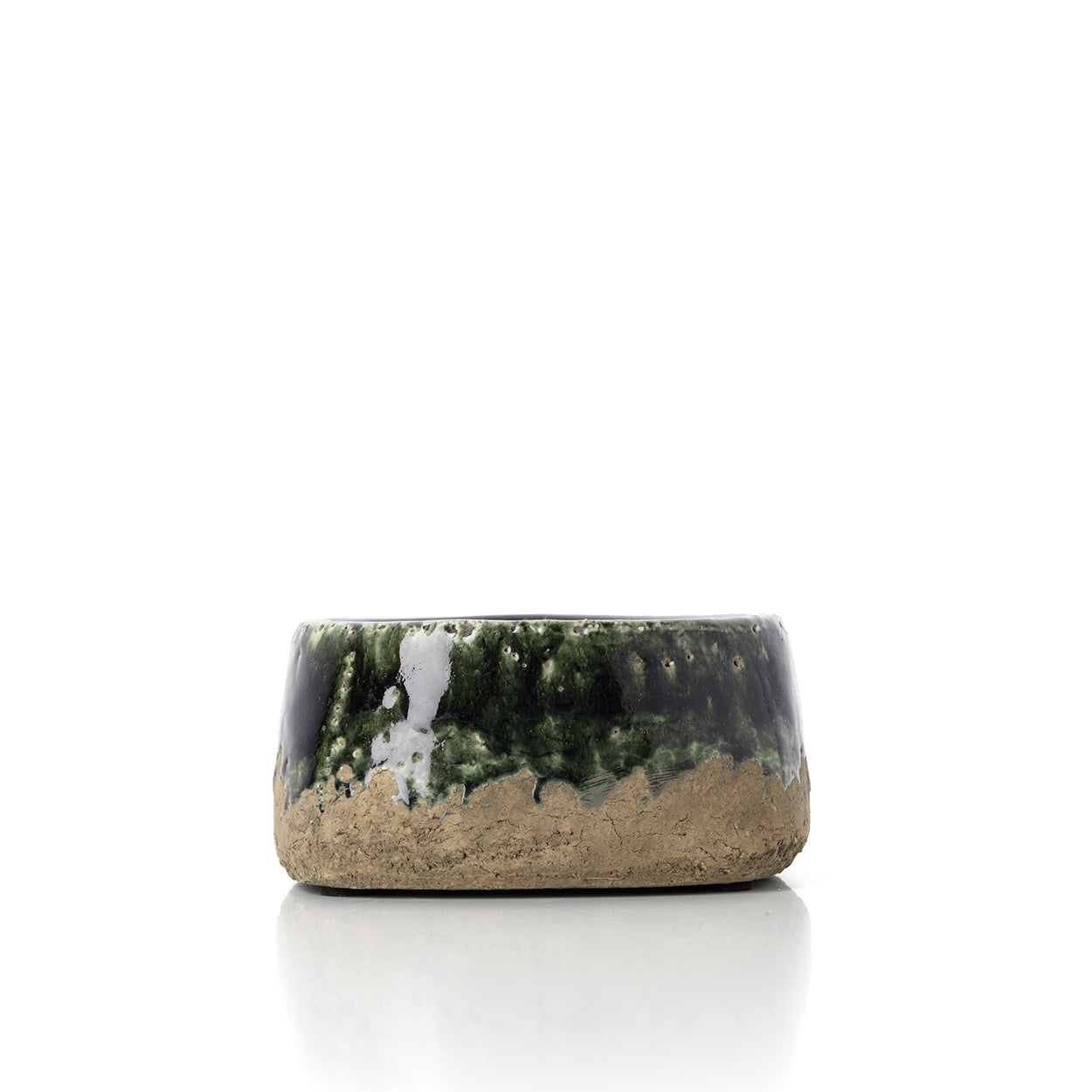 De Moskom Plantenbak - Betongroen - Laag