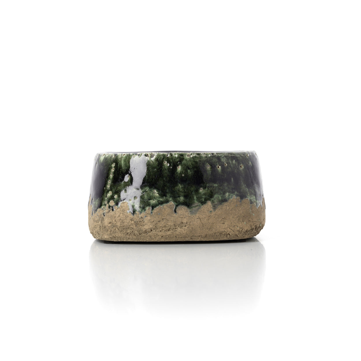De Moskom Plantenbak - Betongroen - Laag