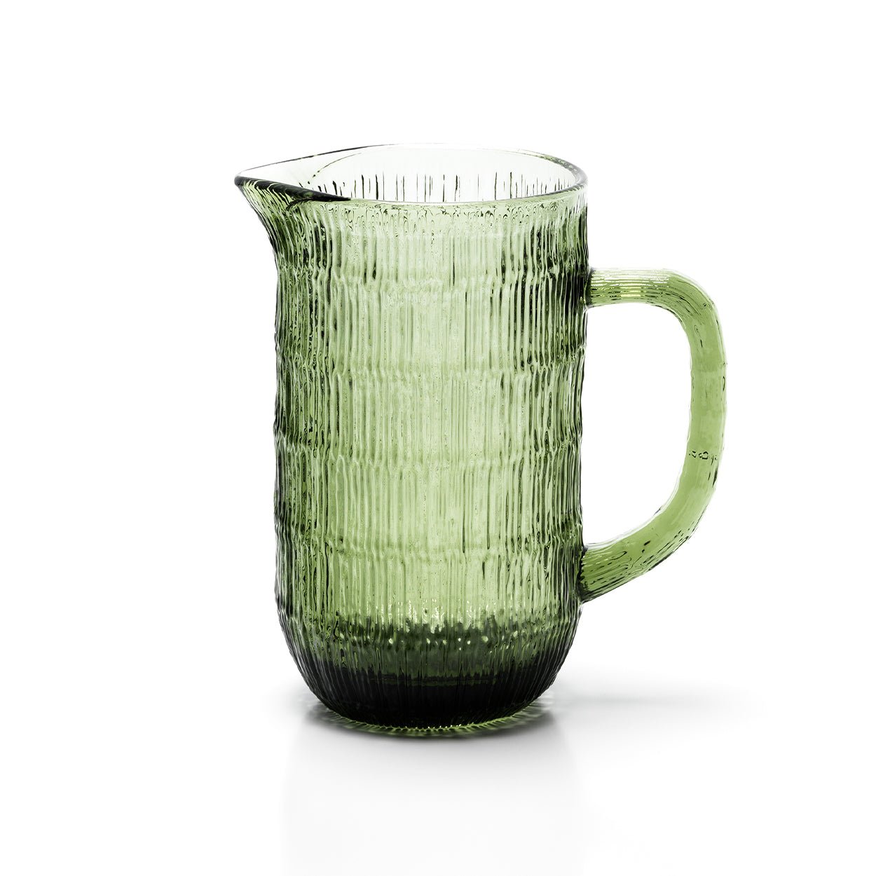 De kan met mospatroon - groen