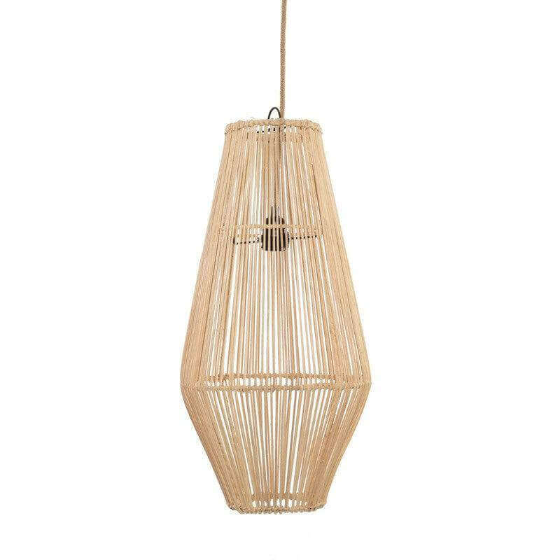De Afrodisiac Hanglamp in natuurlijke afwerking, elegante vorm, perfect als hanglamp of vloerlamp voor een stijlvol interieur.