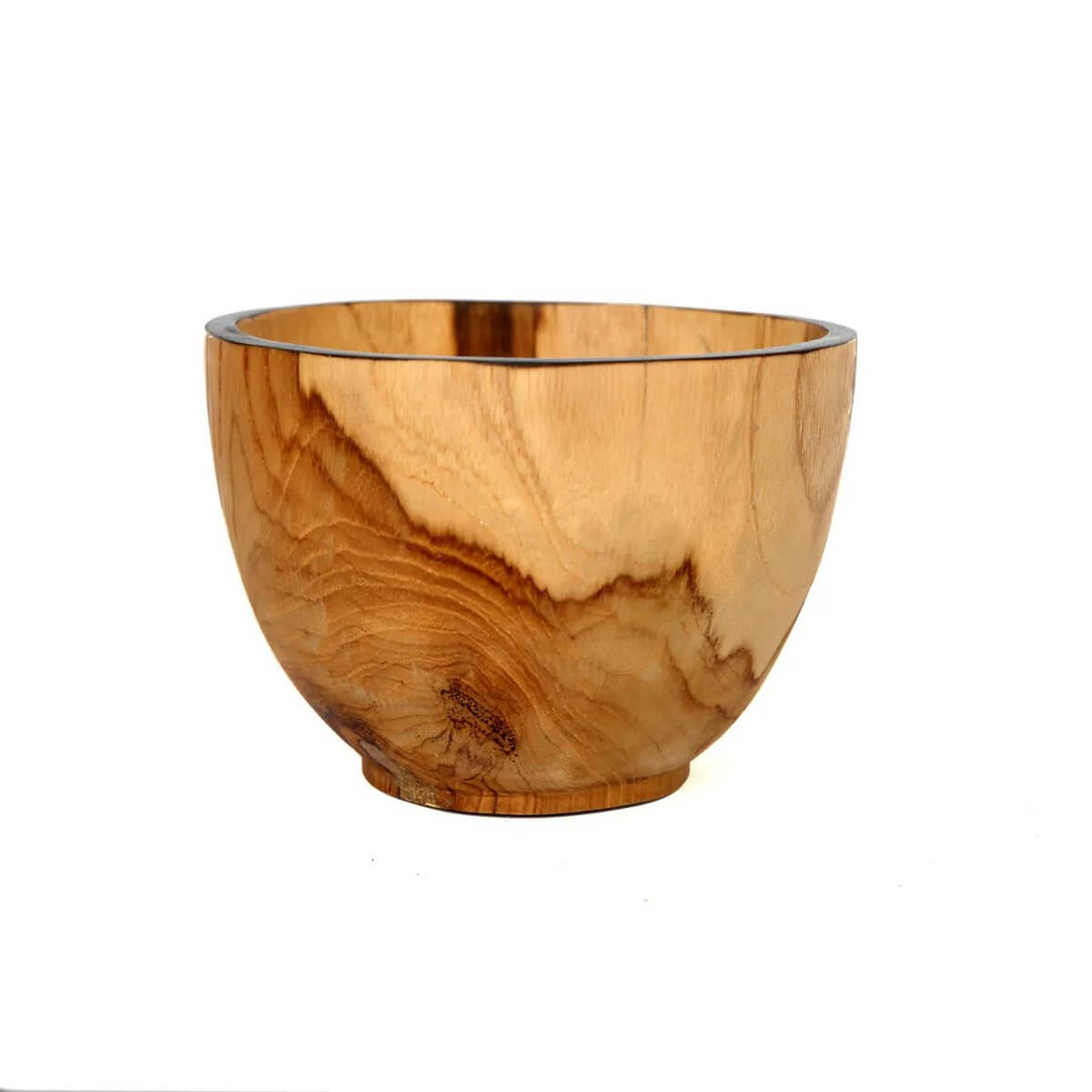 Bohemian De Bondi Candy Bowl made from teak wood, ideal for storing makeup or jewelry and perfect for serving dry snacks.