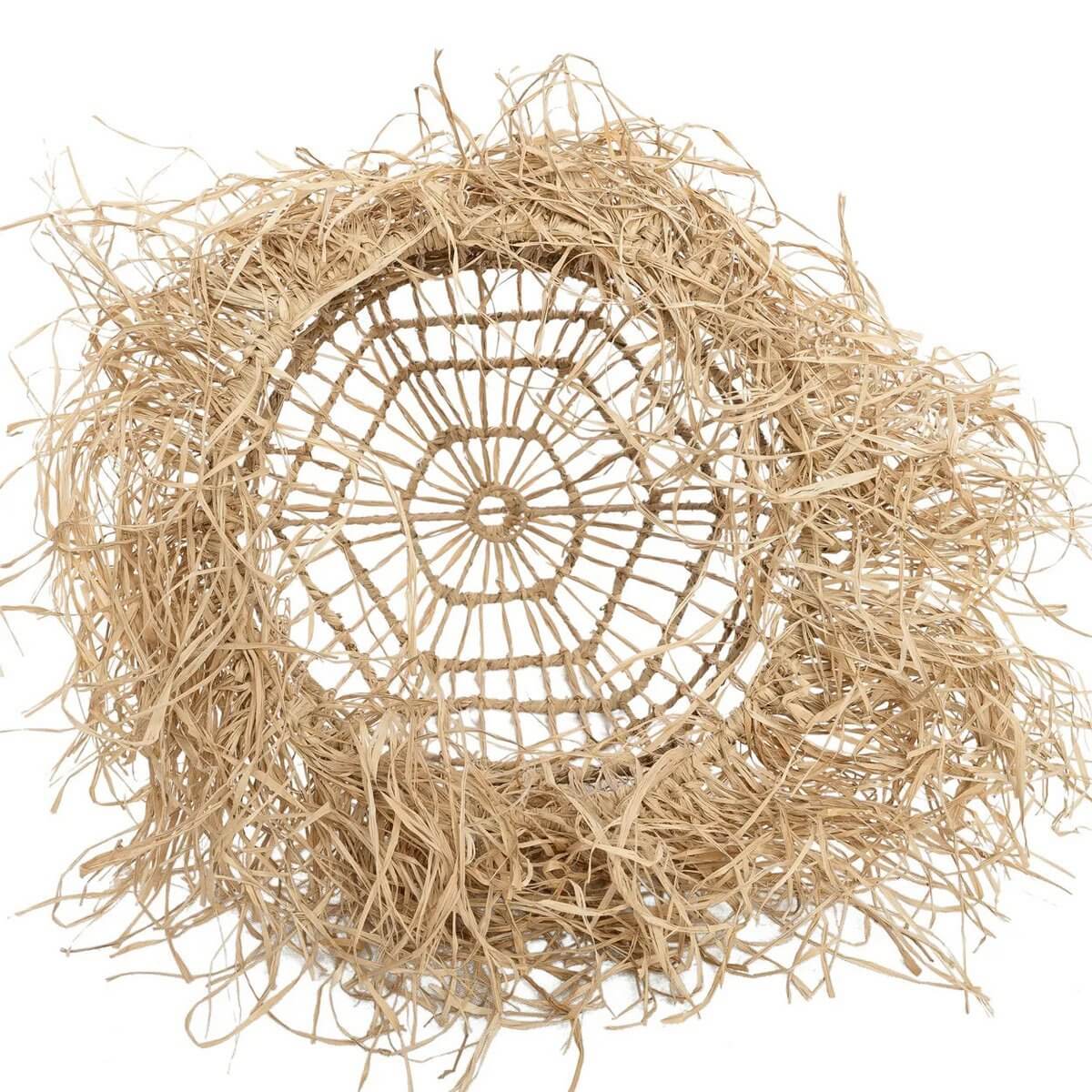 De Casita Hanger in Naturel, handgemaakt van mendonggras, voor een tropisch paradijs in jouw interieur, maat S.