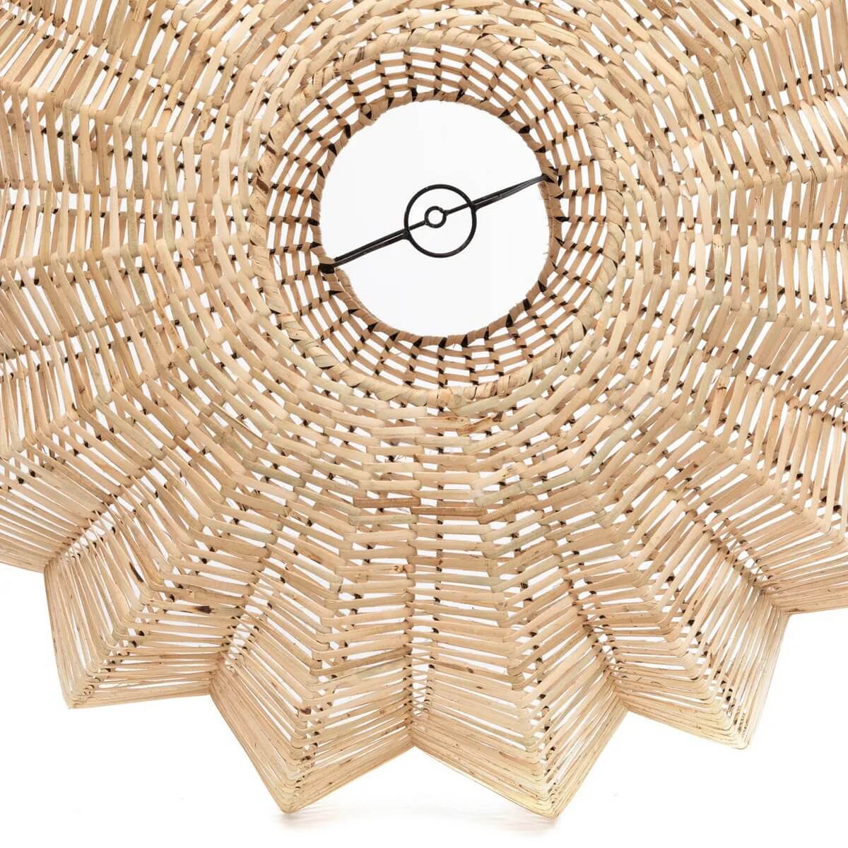 Bohemian style De Cerise Hanger - Naturel lamp with woven design resembling a Chinese lantern, perfect for home décor elegance.