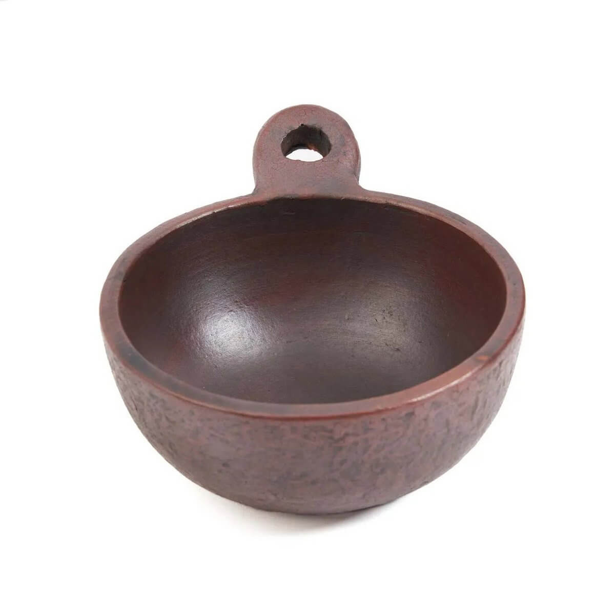 De Etnische Kom met Handvat - Terracotta - S-Bazar Bizar Living-Ik Hout ervan.