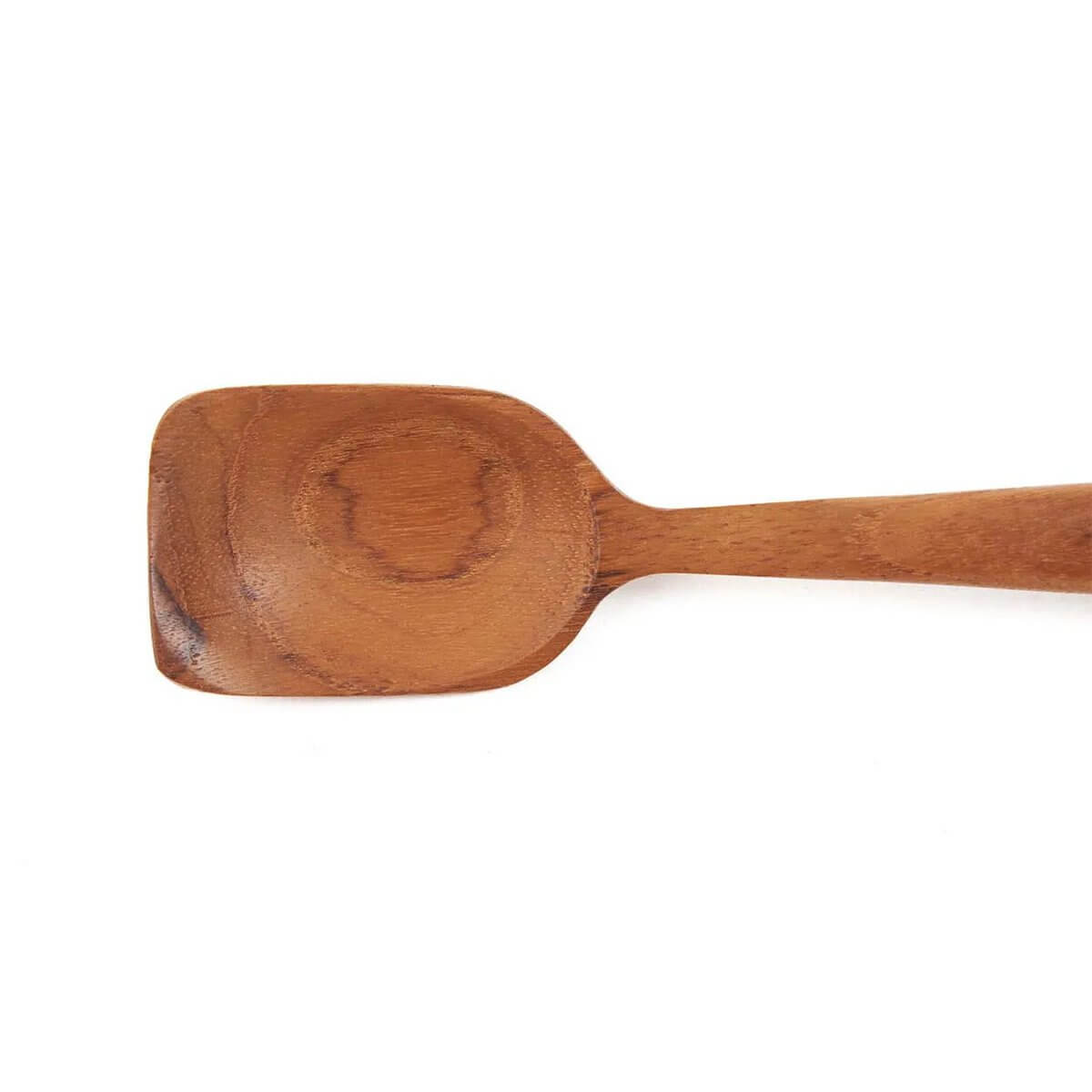 Bohemian-style teakwood ice cream spoon with a smooth finish, perfect for adding natural elegance to your dessert moments.