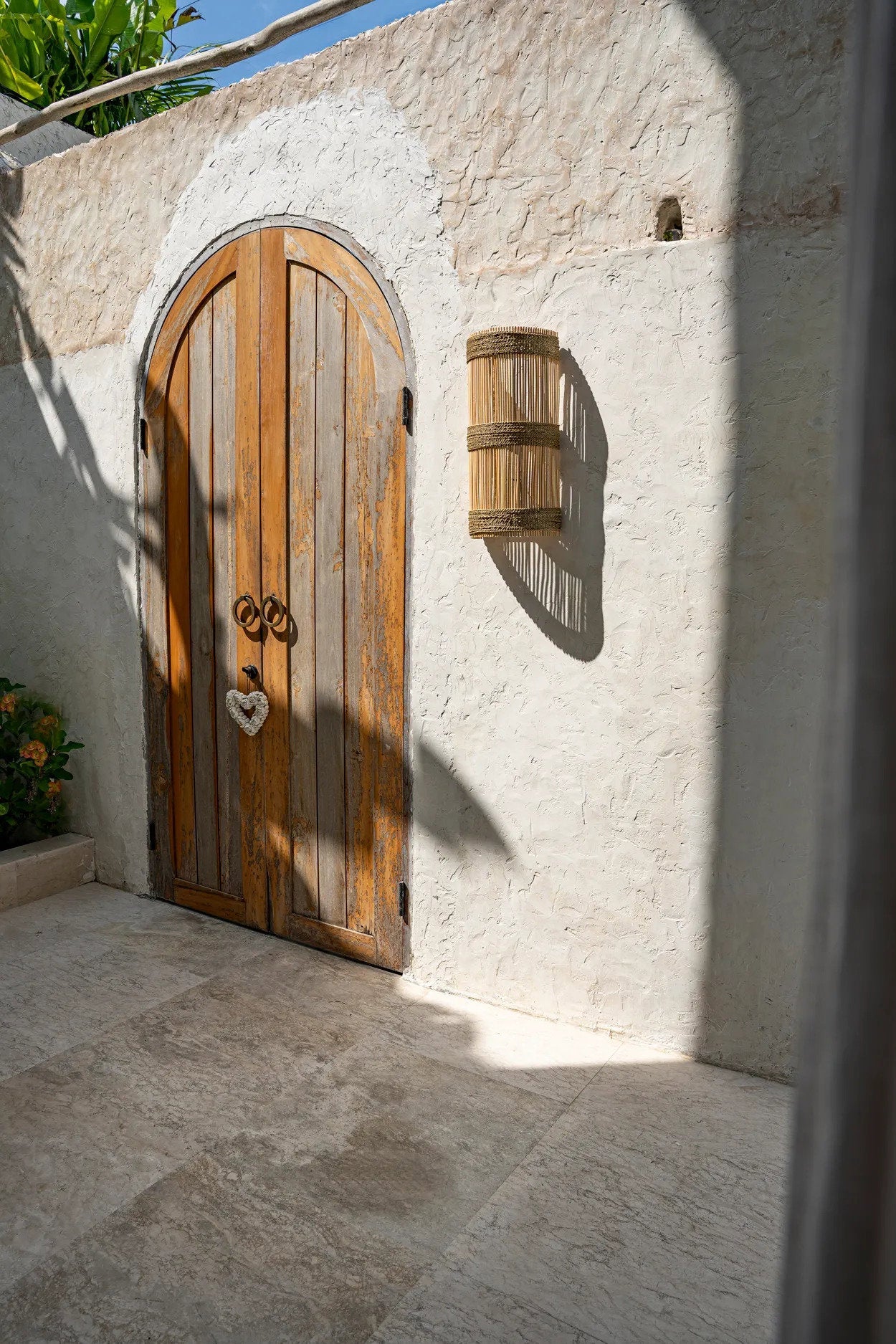 De Jalal Applique Muurlamp - Naturel - M-wandlampen-Bazar Bizar-Ik Hout ervan.