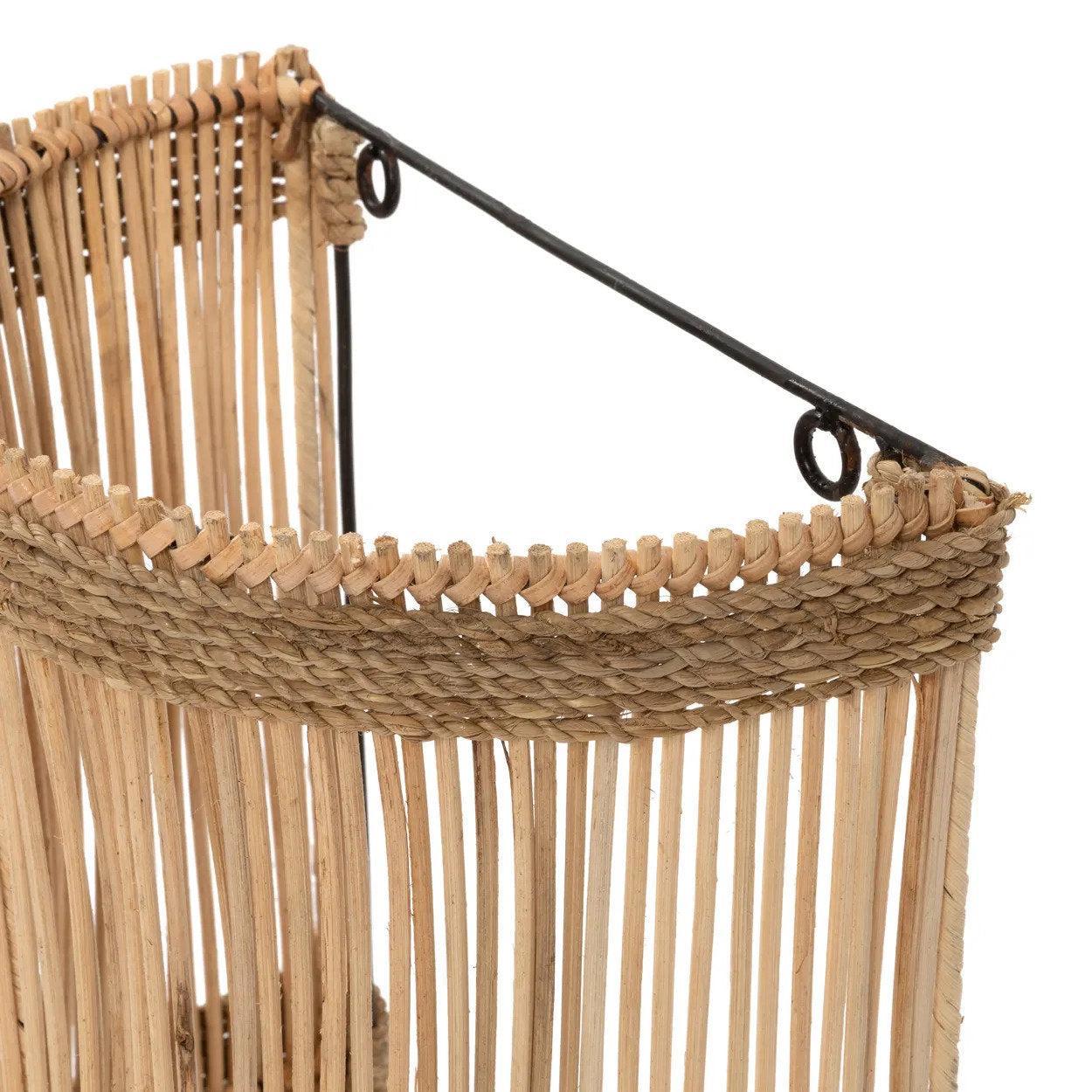 Rotan wandlamp Jalal detail 8
