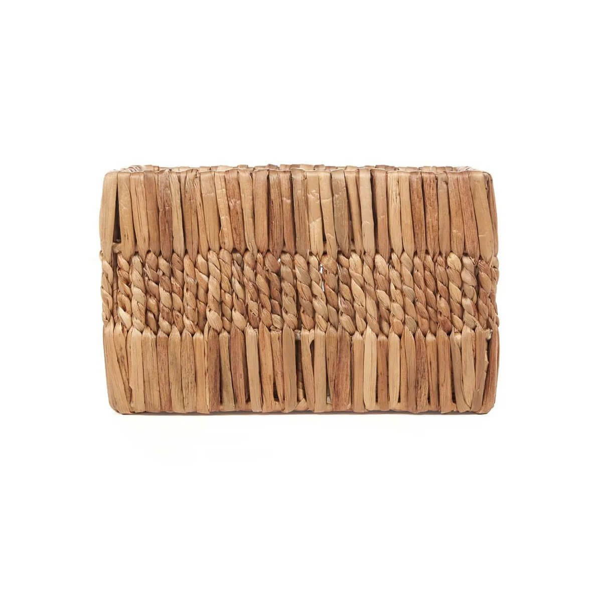 Bohemian style Akuku Basket made from natural banana leaf, perfect for rustic storage and adding warmth to your home decor.