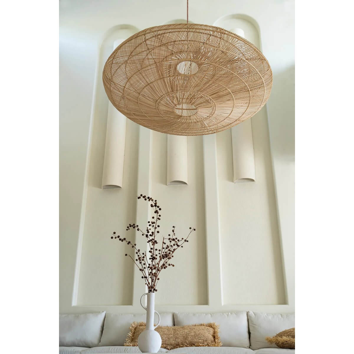 De Macaron Hanger - Naturel - XL-Hanglampen-Bazar Bizar Living-Ik Hout ervan.
