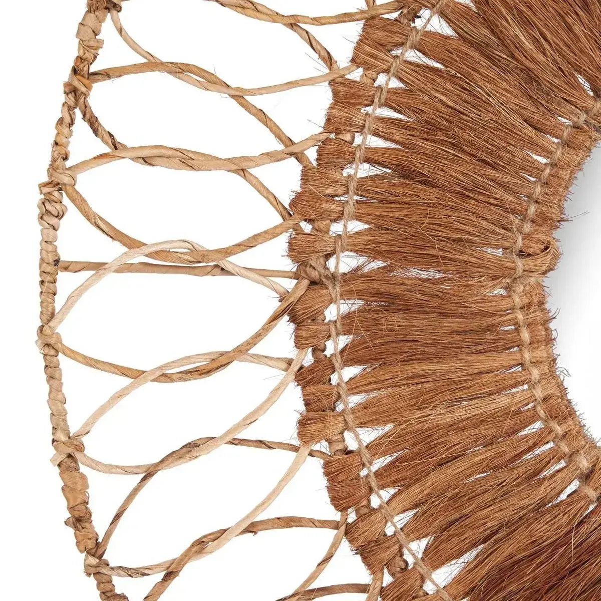 De Montezuma Spiegel - Naturel-Ronde spiegels-Bazar Bizar Living-Ik Hout ervan.