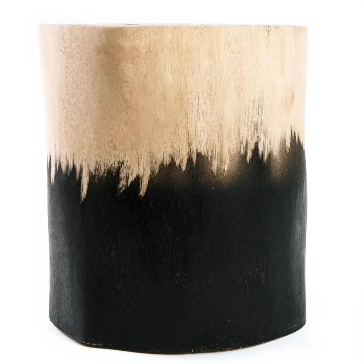 De Morocho Kruk - Zwart Natuurlijk-kruk-Bazar Bizar Living-Ik Hout ervan.