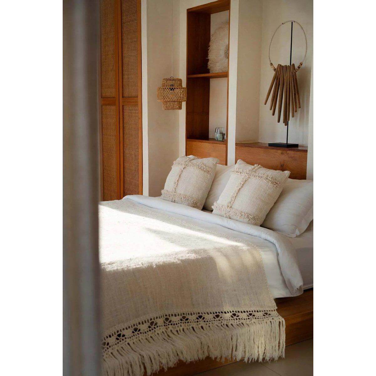 De Nomad Kussenhoes - Naturel-Bazar Bizar Living-Ik Hout ervan.