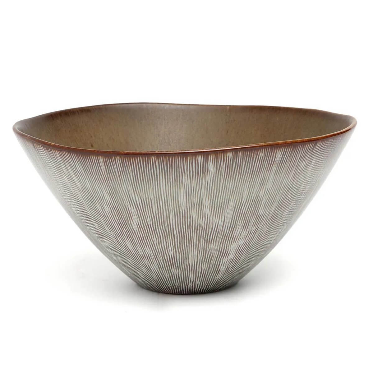 Elegant Peniche serveerschaal set, inspired by Portuguese coast, perfect for salads, pasta, or fruit display. Enhance with matching collection.