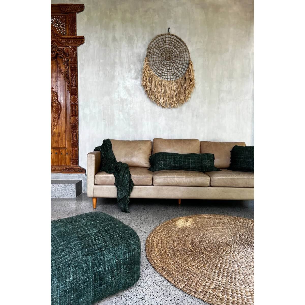 De Raffia Dreamcatcher - natuurlijk-Bazar Bizar Living-Ik Hout ervan.