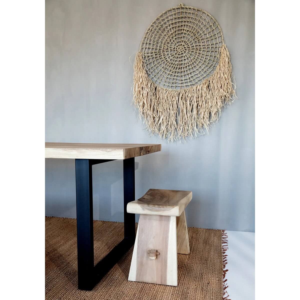 De Raffia Dreamcatcher - natuurlijk-Bazar Bizar Living-Ik Hout ervan.