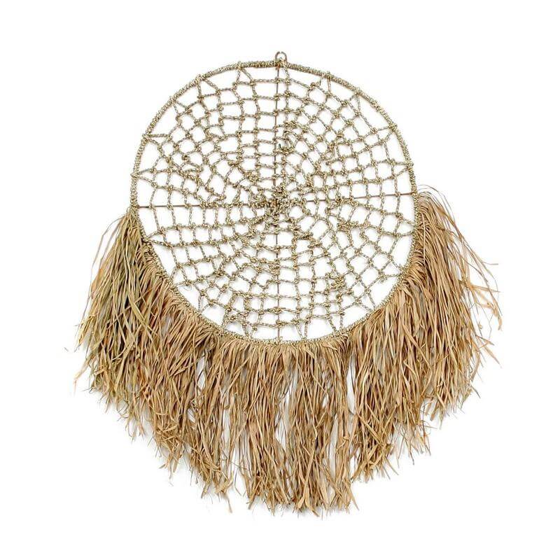 De Raffia Dreamcatcher - natuurlijk-Bazar Bizar Living-Ik Hout ervan.