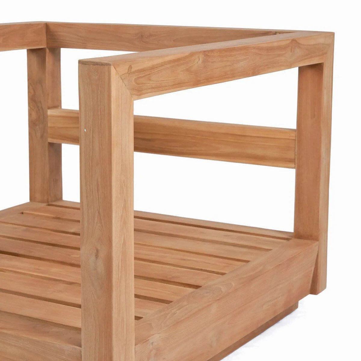 De Umalas éénzitsbank - buiten-Bazar Bizar Living-Ik Hout ervan.