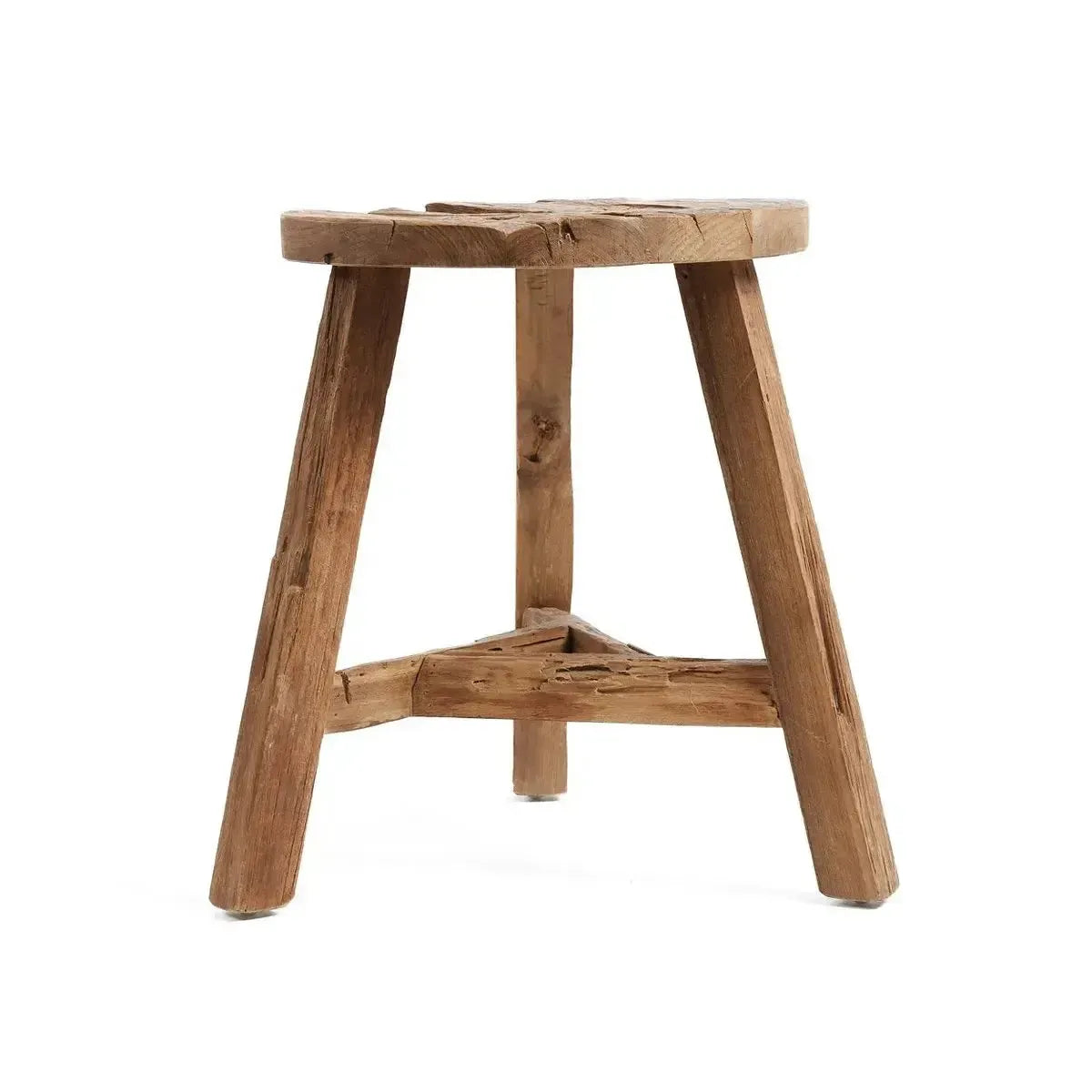 De Yatai Kruk - Naturel - L-kruk-Bazar Bizar Living-Ik Hout ervan.