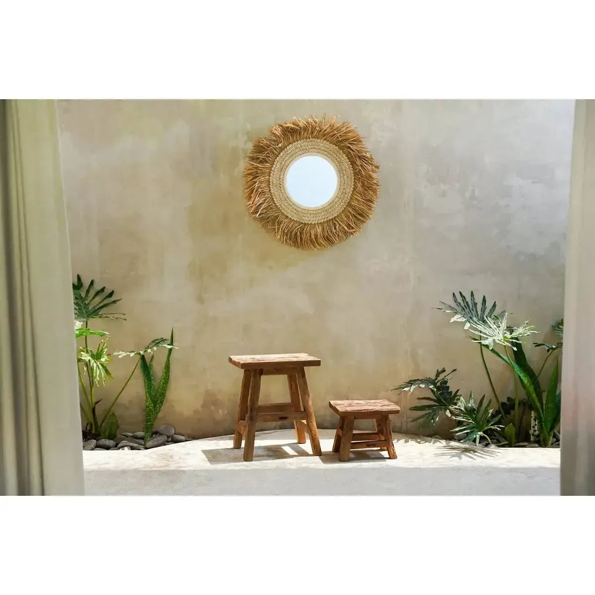 De Yoke Kruk - Naturel - L-kruk-Bazar Bizar Living-Ik Hout ervan.