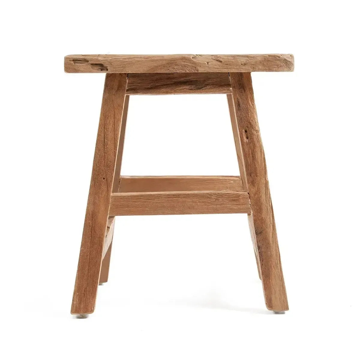 De Yoke Kruk - Naturel - L-kruk-Bazar Bizar Living-Ik Hout ervan.