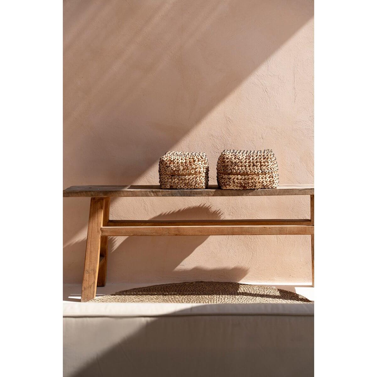 De kokosnootschaalmand - natuurlijk - l-Bazar Bizar Living-Ik Hout ervan.