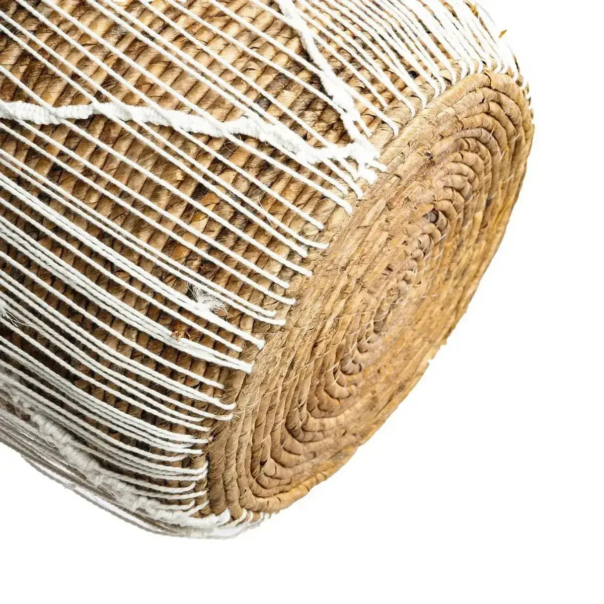 De rechte gestikte macrame -mand - l-manden-Bazar Bizar Living-Ik Hout ervan.