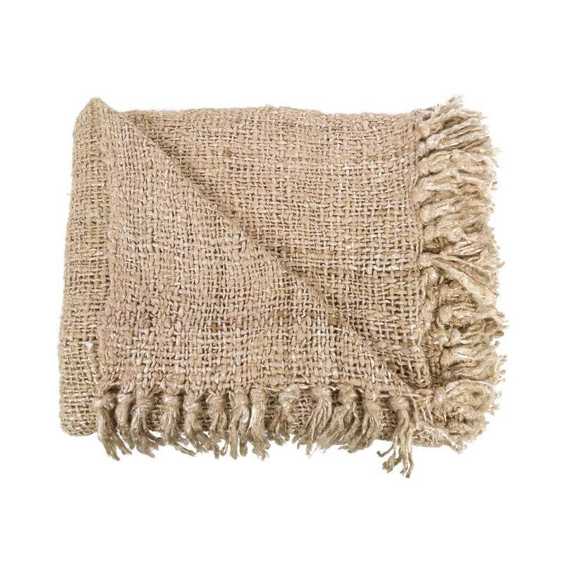 De s'il vous Plaid - Beige-Plaids-Bazar Bizar Living-Ik Hout ervan.